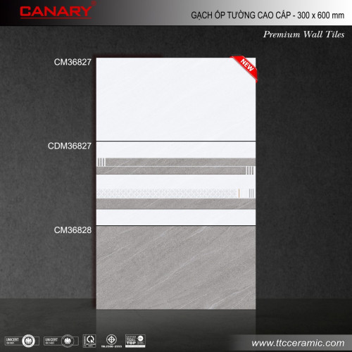 Bộ gạch ốp tường Canary 30x60 mã CM36827 - CDM36827 - CM36828